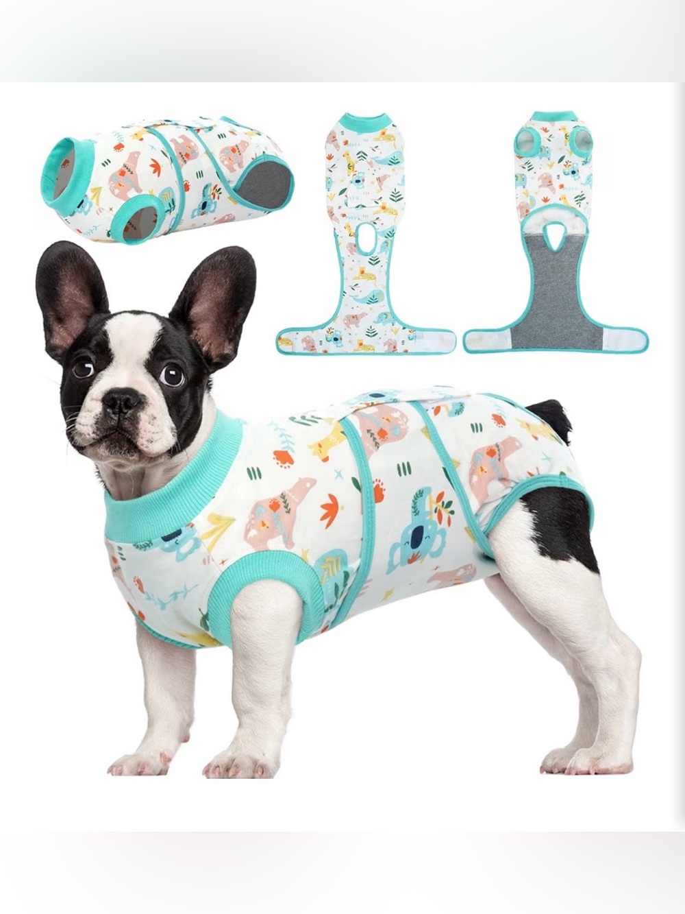Kuoser Recovery Suit for Dogs, Cats, Soft Surgery Suit Female Male Spay